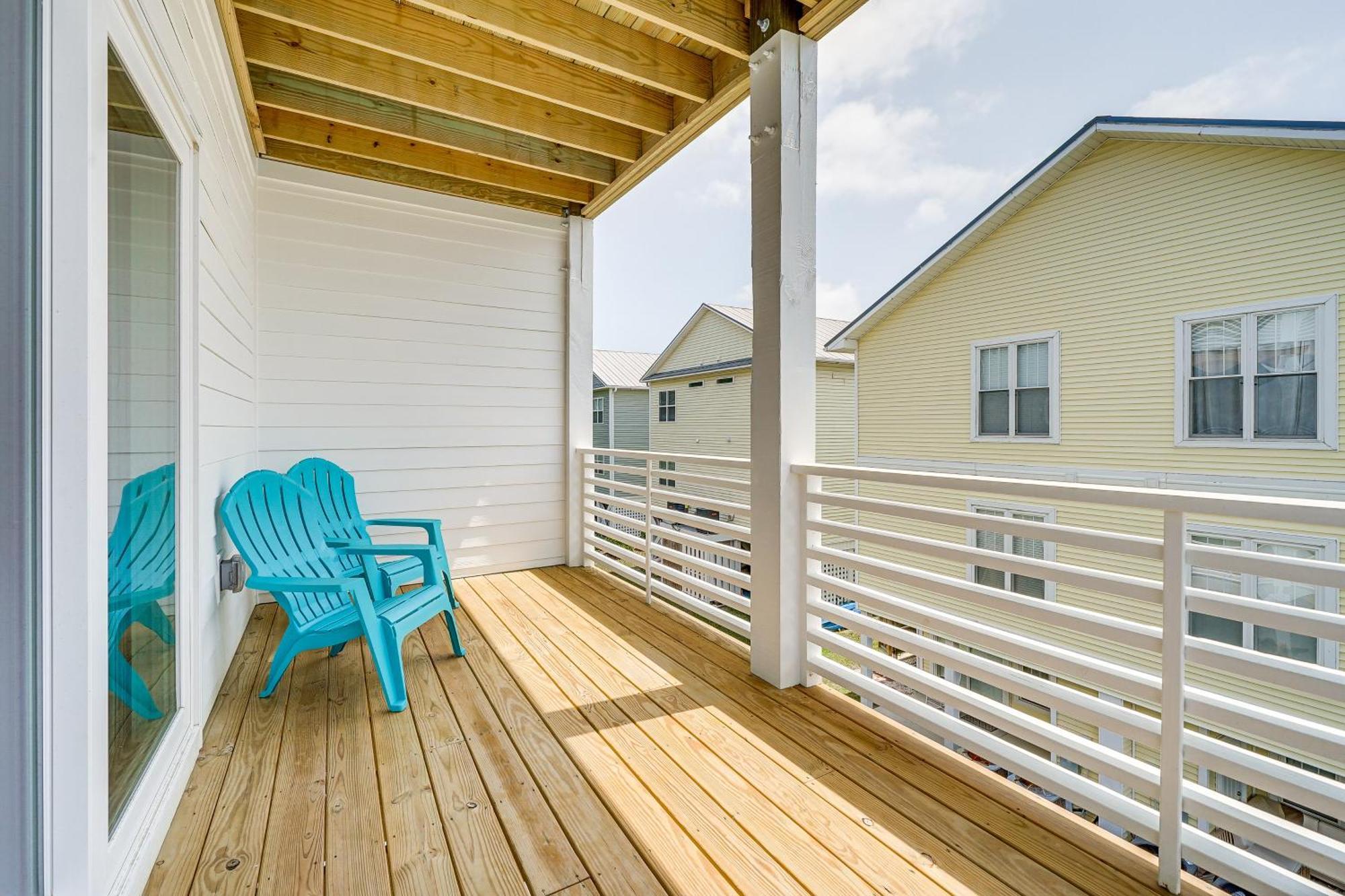 Carolina Beach Vacation Rental With Rooftop Terrace Экстерьер фото